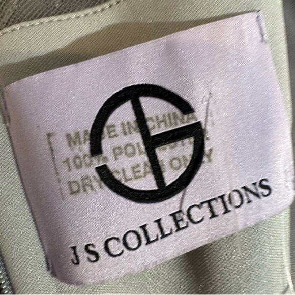 JS Collections Daphne Flutter Column Gown NWT - Picture 8 of 10